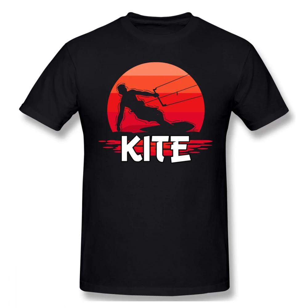 

Kitesurf Kiteboarding T Shirt Oversized O-neck Short Sleeve T-shirt Four Seasons Tops Tees