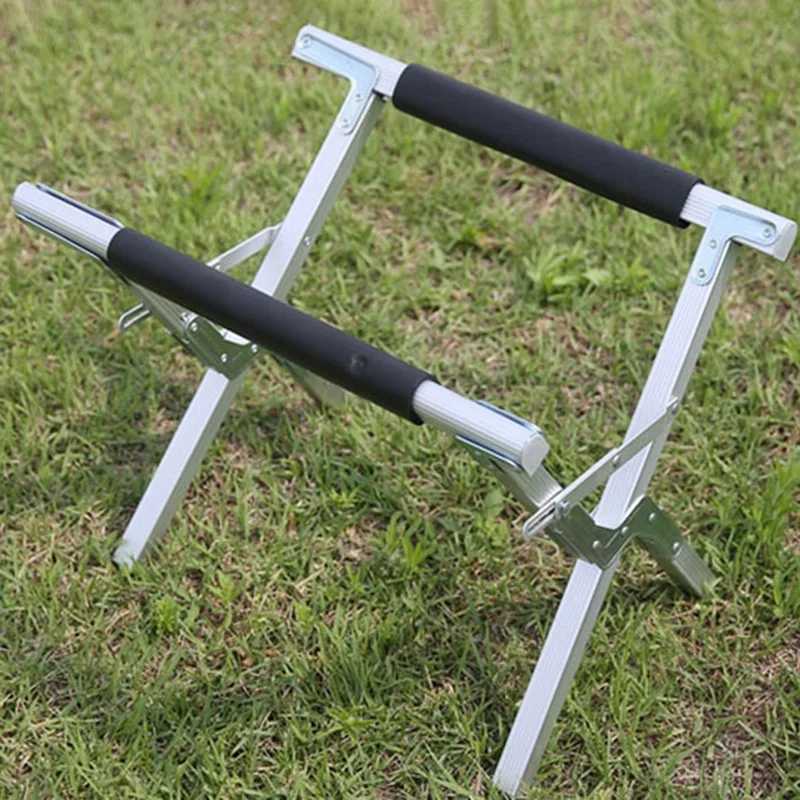 Multifunctional Aluminum Alloy Bracket Outdoor Camping Folding Portable Insulation Box Rack Bag Shelf | Спорт и развлечения