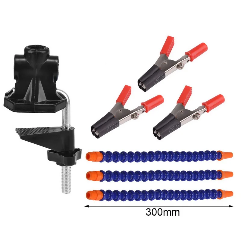 

Hands Soldering Third Hand Tool Soldering Station With 3pcs Adjustable Vise Tabletop Clamps Base For Electronic PCB Repair