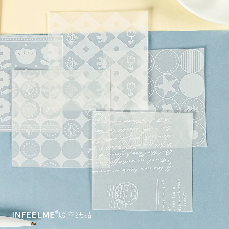 Необычный журнал с Луной растениями птицами записная книжка прозрачная бумага