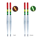 2 шт. светодиодный поплавок для рыбалки светильник поплавок для глубокой воды, поплавок для рыбалки с электронами, аккумуляторная снасть, поплавок, рыболовное снаряжение