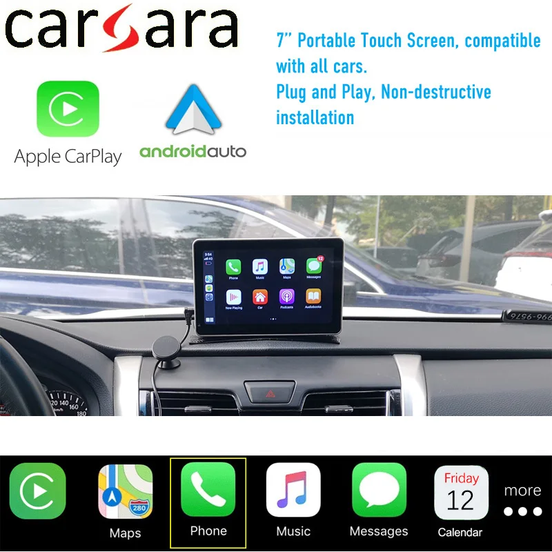 Портативный беспроводной CarPlay Androidauto для Volvo универсальный все модели Mirror Link
