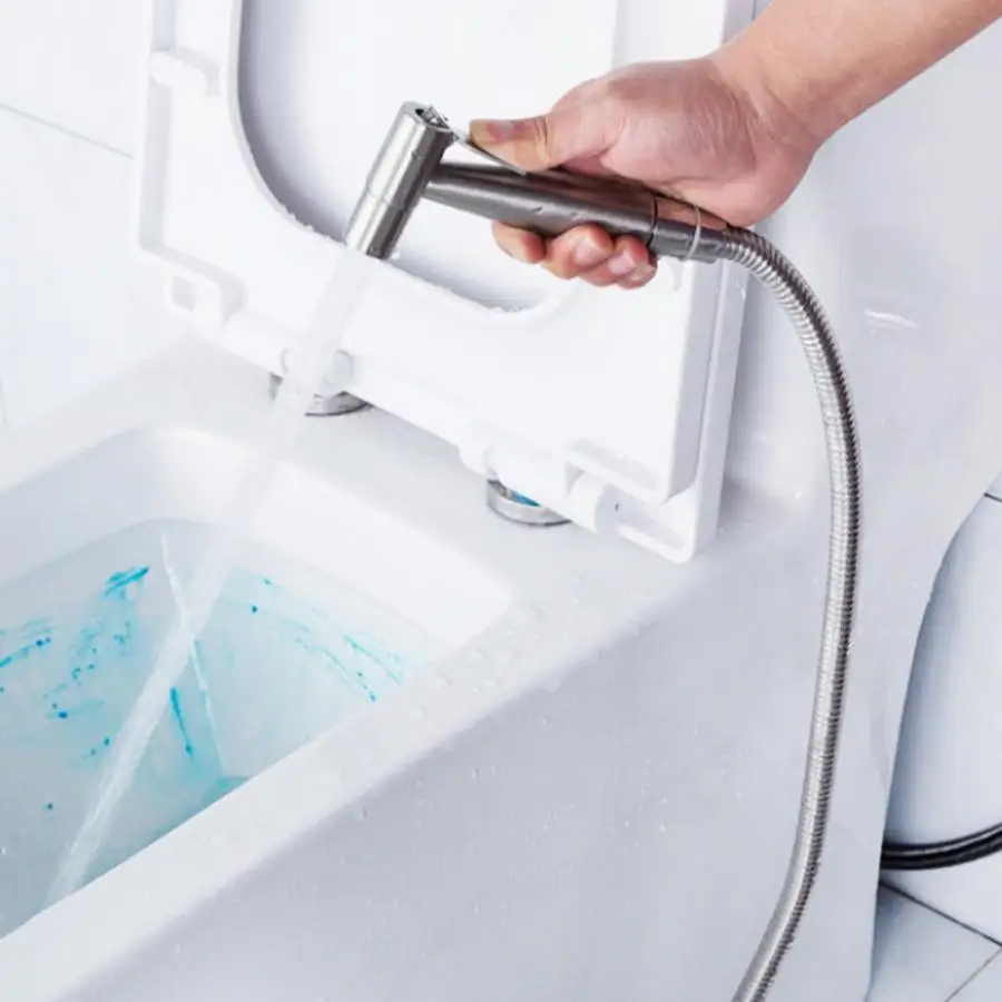 Настенный распылитель для биде из нержавеющей стали ванной комнаты ручной