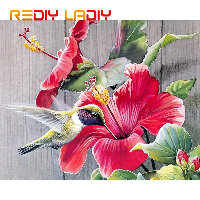 Наборы для вышивки бисером сделай сам цветы Колибри рукоделие