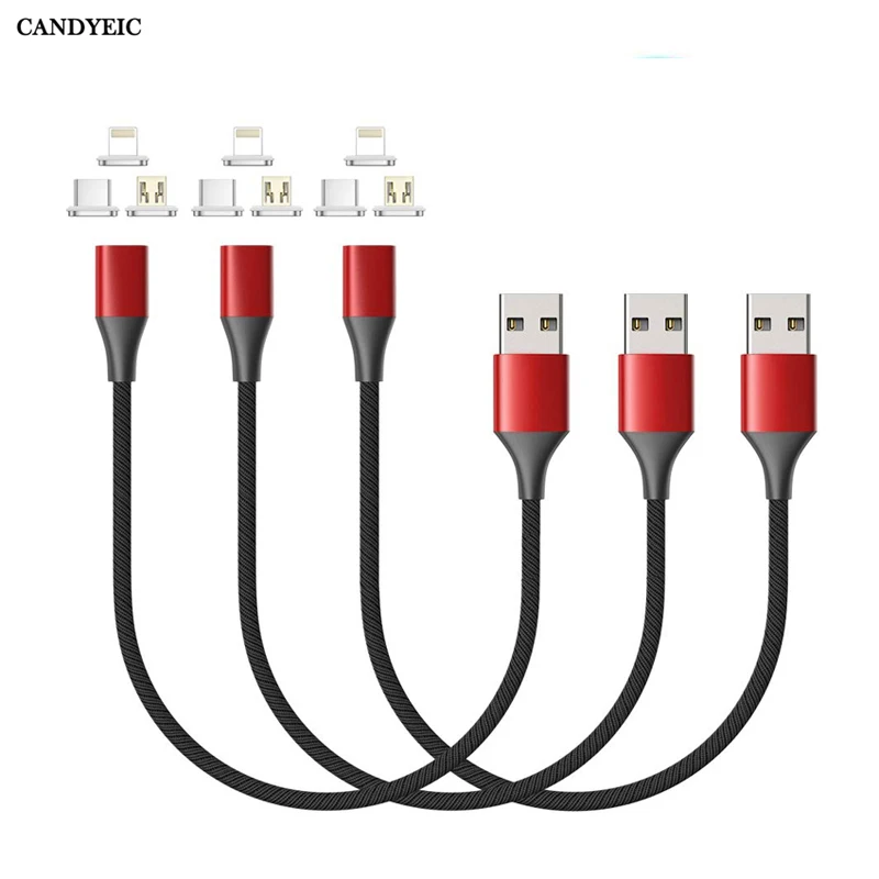 Магнитный кабель CANDYEIC USB Type C для Huawei Nova6 Plus P20 Mate30/20 Pro P9/Plus MLA AL10 G9plus Honor 10 V20 8 V8
