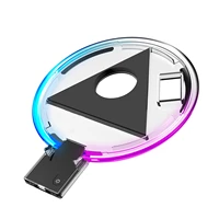 colorful ps5 led rgb luminous base high efficiency cool gradient driver free easy to assemble and use charging cradle low noise