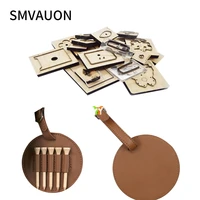 smvauon 2020 new cutting dies leather knife cut die customized pendant making decor supplies dies template