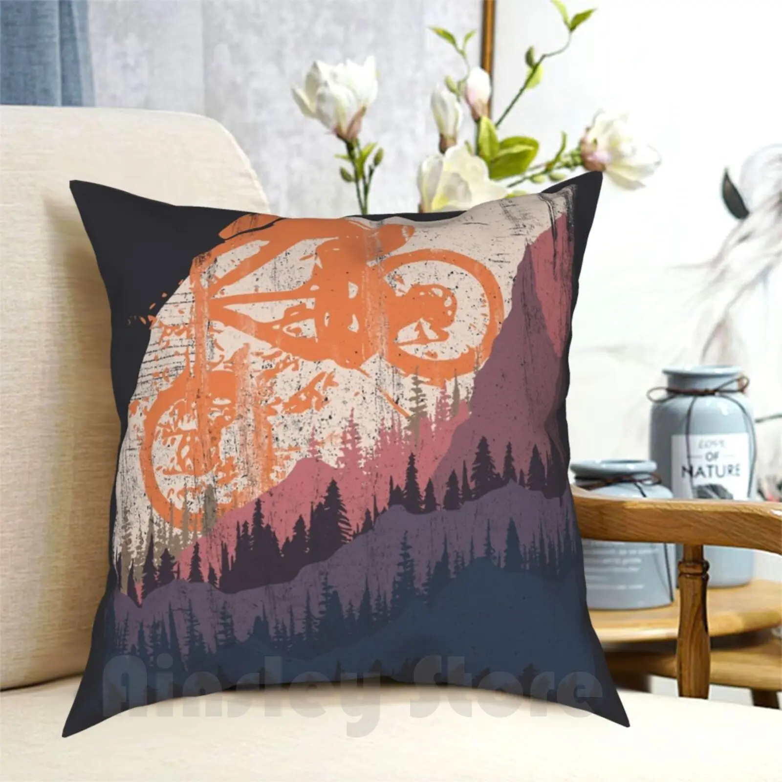 

Чехол-Подушка для горного велосипеда, с принтом