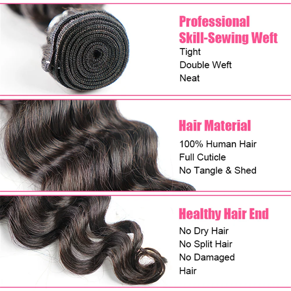 Естественная волна человеческих волос пряди натуральных Цвет малазийские