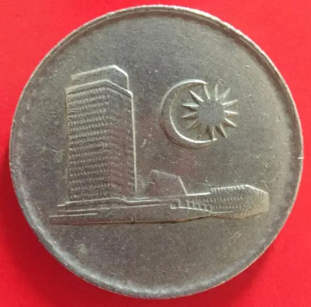 24 мм Малайзия 100% настоящая памятная монета оригинальная коллекция|Значки| |