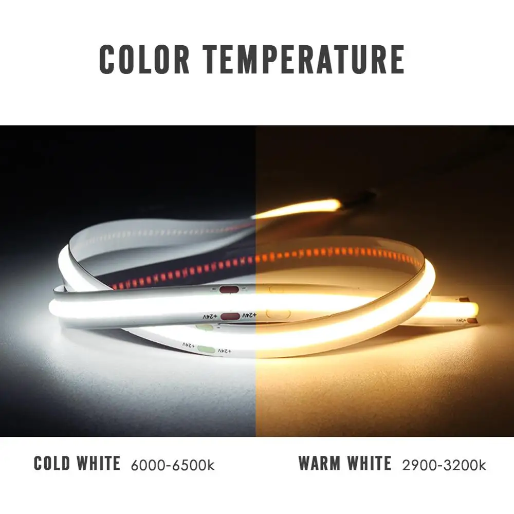 Светодиодный прожектор COB 24 В постоянного тока гибкий светильник 512 светодиодный