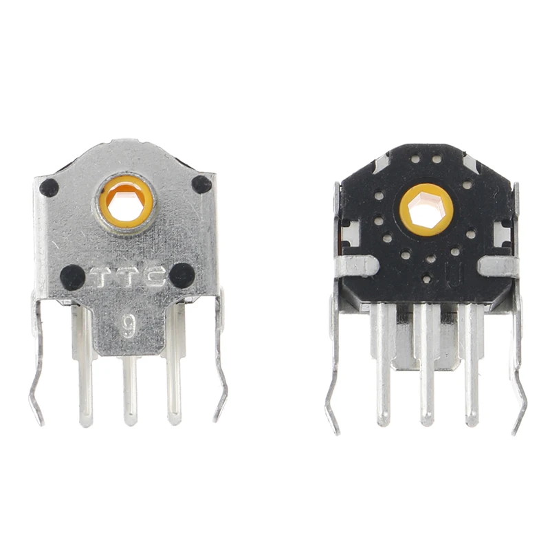 2Pcs Original TTC 9mm mouse encoder yellow core gaming Mouse for RAW deathadder Logitech G403 G603 G703 High-precision long life |