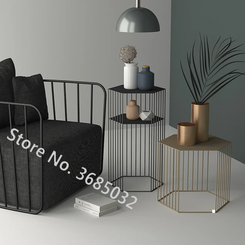 Новые модные железные журнальные столики креативные в гостиной простые