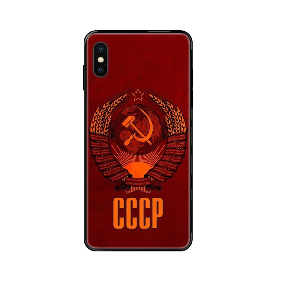 Для iPhone 11 12 Pro Max Plus X XS XR 8 7 6S SE 5 5C 5S 2020 Les best Ussr Kgb Роскошное Качество | Мобильные