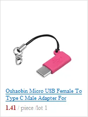 Ouhaobin type-C гнездовой разъем для Micro USB 2,0 конвертер адаптер для передачи данных обеспечивает сверхскоростную зарядку и передачу преобразователя