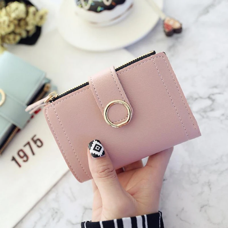 Women Wallets Small Fashion Brand Leather Purse Ladies Card Bag For Women Clutch Women Female Purse Money Clip Wallet