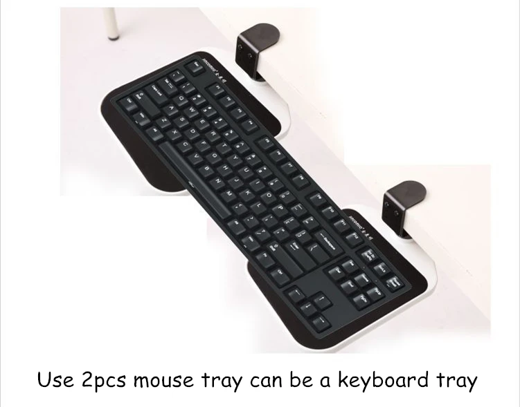 Desktop Mouse Tray Mouse/Keyboard Support Bracket Extension Board to Extend the Laptop Desk Adjustable | Компьютеры и офис