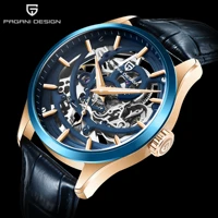 pagani design top brand leather men watch fashion luxury automatic mechanical watch 100m waterproof watch relogio masculino