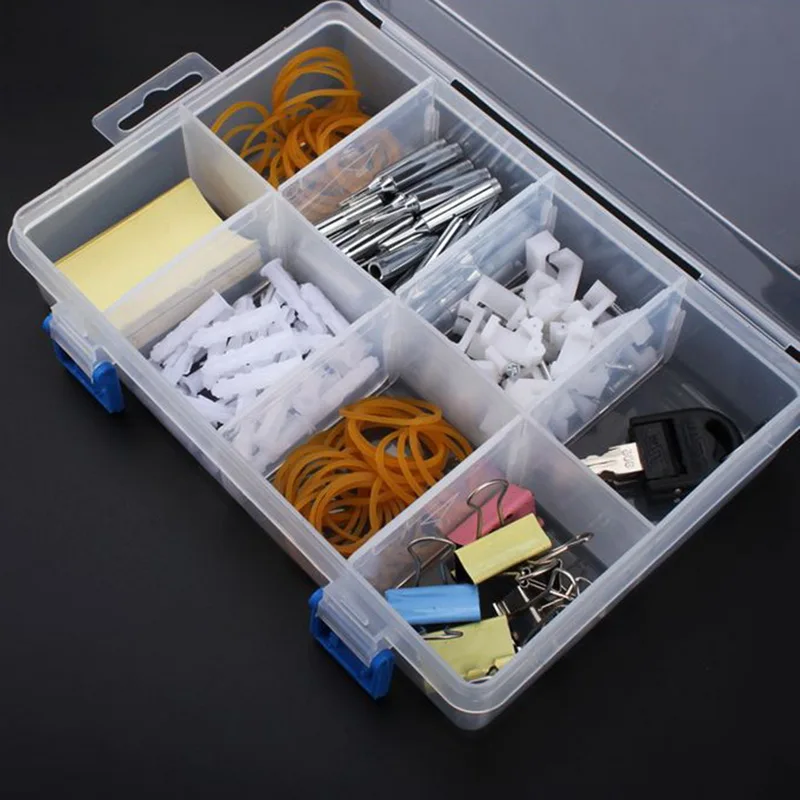 

Detachable Components Compartment Storage Organizer Detachable Portable Tool Box Electronic Drill Screw Beads Storage Toolkit