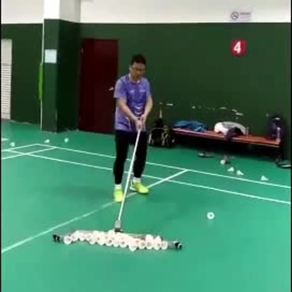 Большой Волан для бадминтона из нержавеющей стали тренажер сбора мячей с