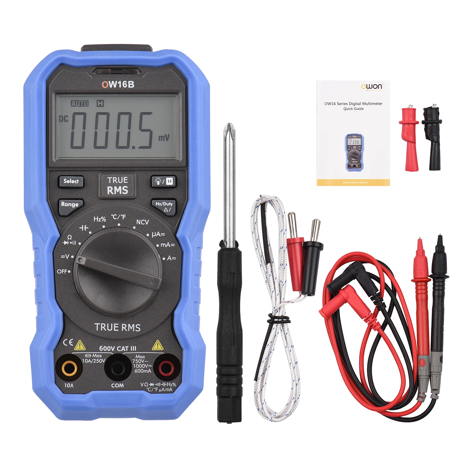 

Digital BT Multimeter with Offline Record 5999 Counts True RMS Auto-ranging Multifunction Electrical Tester with Backlight