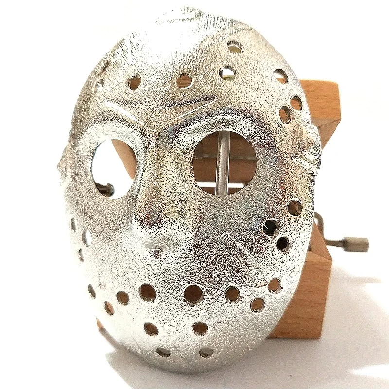 Серебристая металлическая пряжка для ремня Джейсона вурхеса мужская маска из