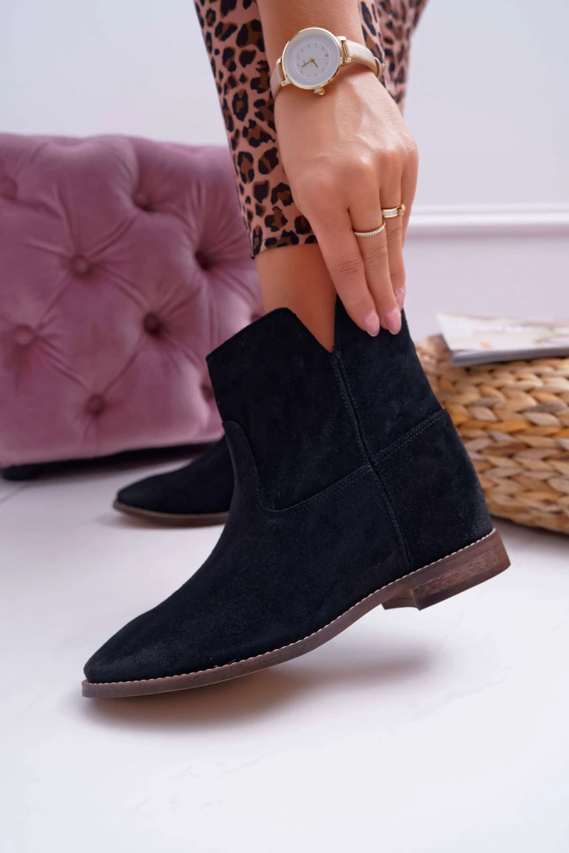 Женские ботинки осенне-зимние модные на плоской подошве Дамская обувь женские