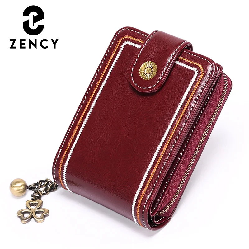 

Zency Новый Стиль Короткие многофункциональные женские карты клатч с яркими кристаллами кошелек из натуральной мягкой кожи; Женский кошелек ...