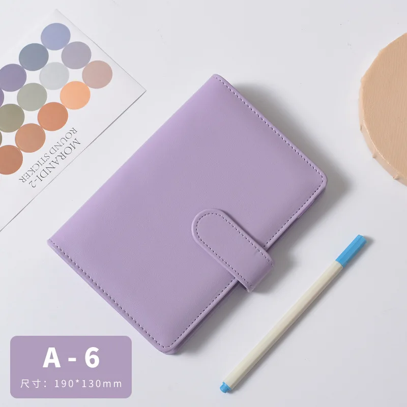 Macaroon цветная A6/A5 PU кожаная обложка для блокнота дневника ежедневника
