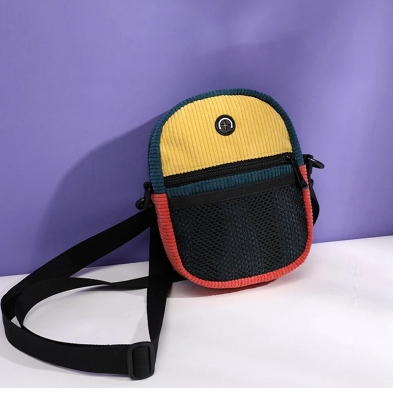 

ASDS-Fashion Mini Handbags Simple Young Girls Stitching Hit Color Messenger Bag Casual One-Shoulder Small Square Bag
