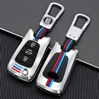 Чехол для автомобильного ключа из цинкового сплава, чехол для Kia RIO K2 K3 K5 Ceed Cerato Sportage SOUL для Hyundai Verna I20 I30, 3-кнопочный откидной ключ