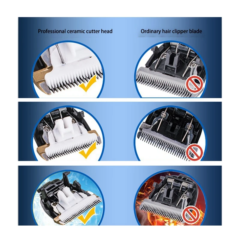 

Blade Nozzles Pet Clipper Blade Steel Cutter Dog Hair Trimmer Spare Head for Baorun 938 X1 X5 P3 P2 X7 P7 S1 T2 T3 C1
