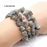 wholesale price 5 8mm irregular natural gray labradorite crystals chips stone beads for diy home garden decoration