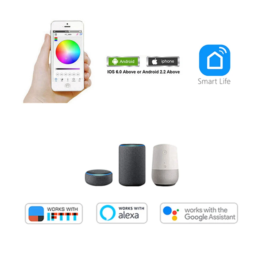 Rgb-контроллер для светодиодных лент DC5-24V WiFi/пульт дистанционного управления SMD5050