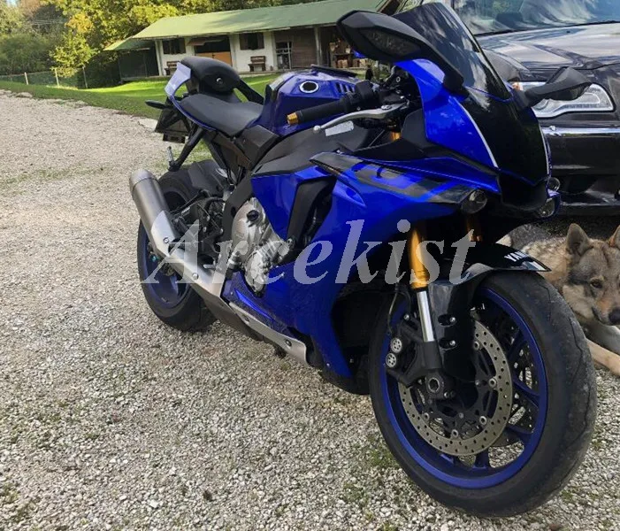 

Новый комплект обтекателей для литья под давлением ABS 100% подходит для YAMAHA YZFR1 2015 2016 2017 2018 YZF R1 15 16 17 18 YZF1000 черный синий на заказ