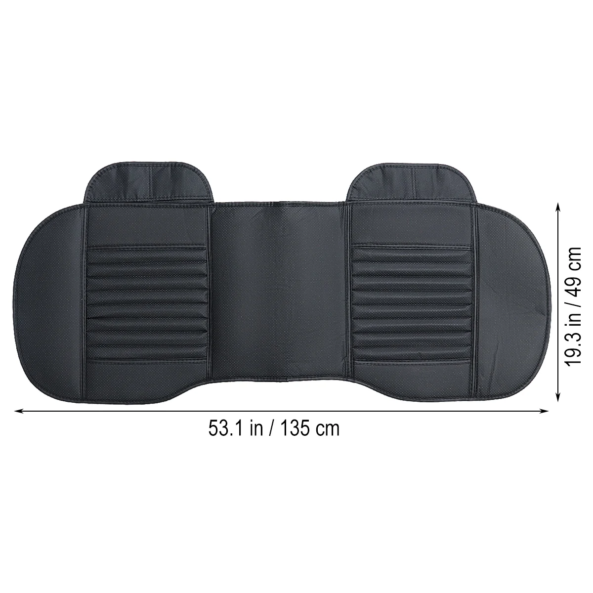 Чехол для автомобильного сиденья из искусственной кожи с древесным углем