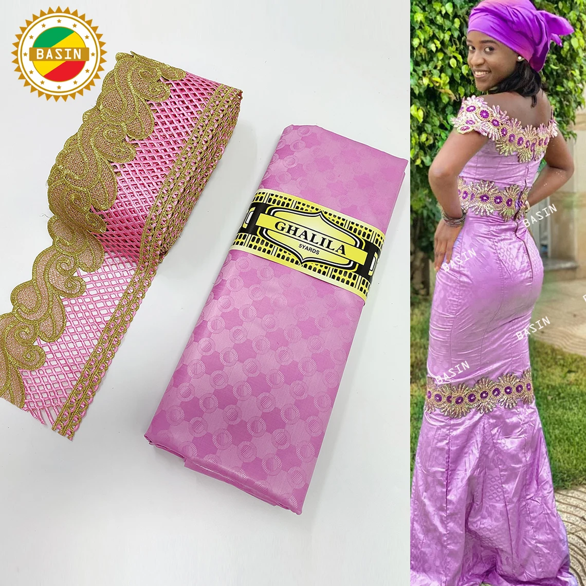 Красная лента для ремесленных изделий с вышивкой и раковиной Роскошная ткань