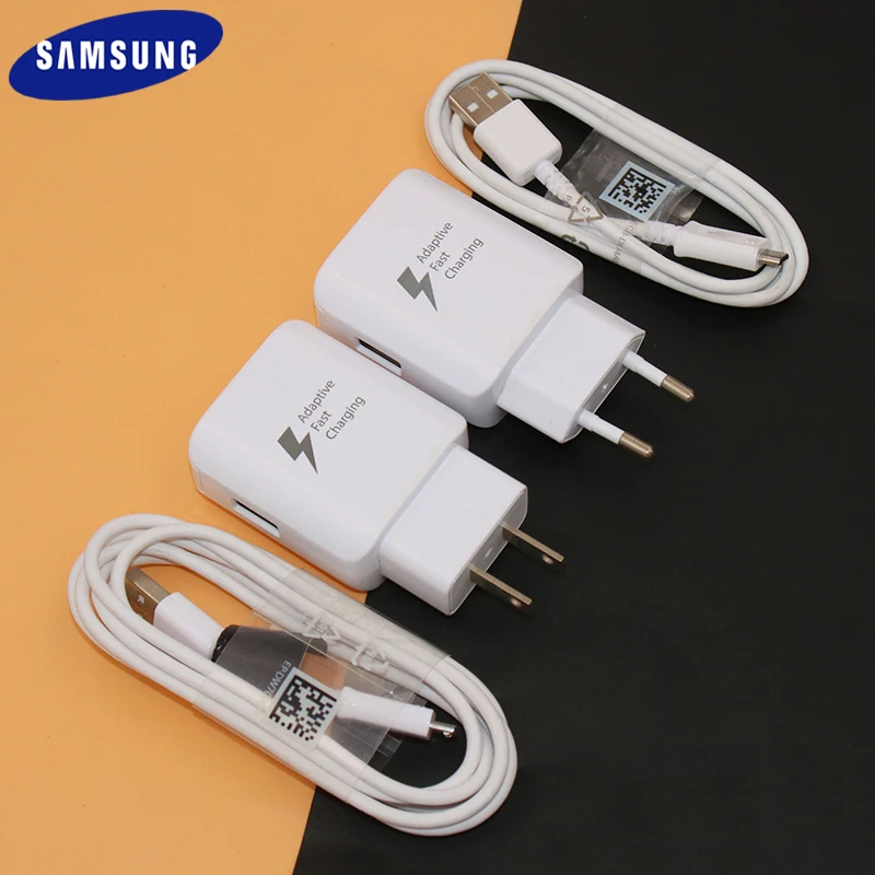 Оригинальное зарядное устройство Samsung 12V 2.1A быстрая зарядка EP TA300 кабель Micro USB для