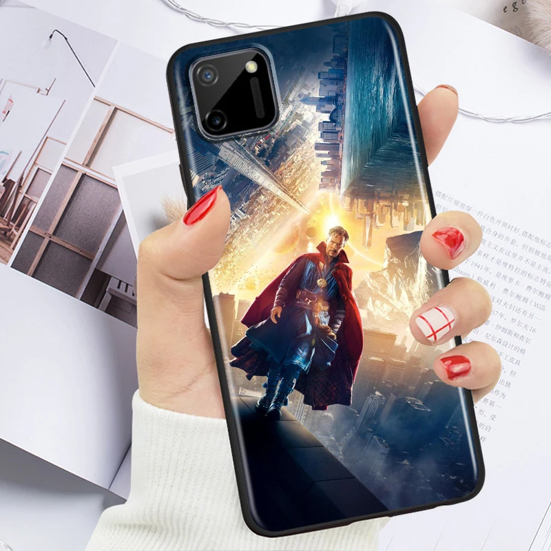 Doctor Strange Marvel hero For OPPO Realme GT Explorer Master Neo Flash Edition C21 C20 C15 C11 C3 Soft Black Phone Case | Мобильные