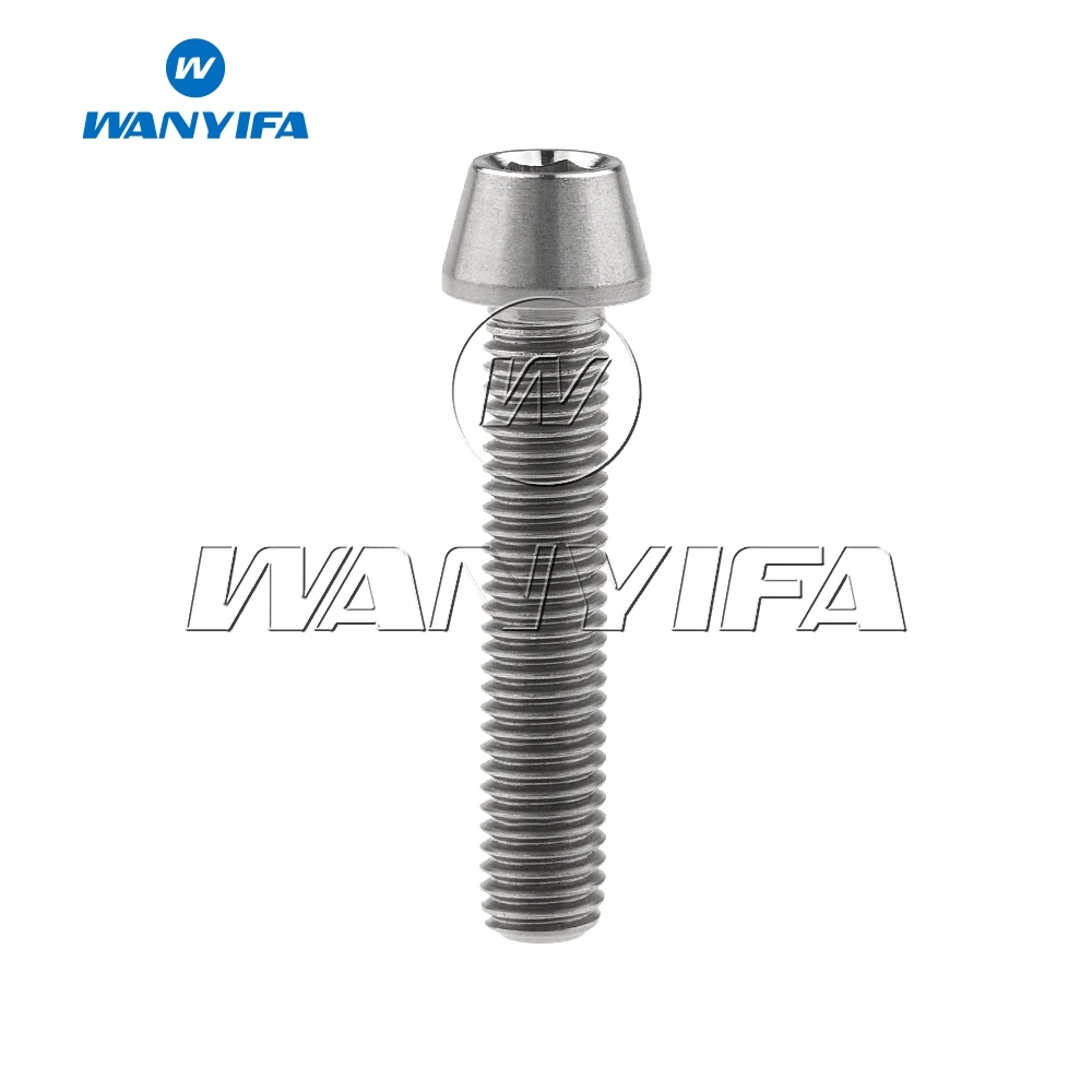 Титановый &quotWanyifa&quot Болт M8x40mm шестигранный ключ полная резьба Винт для