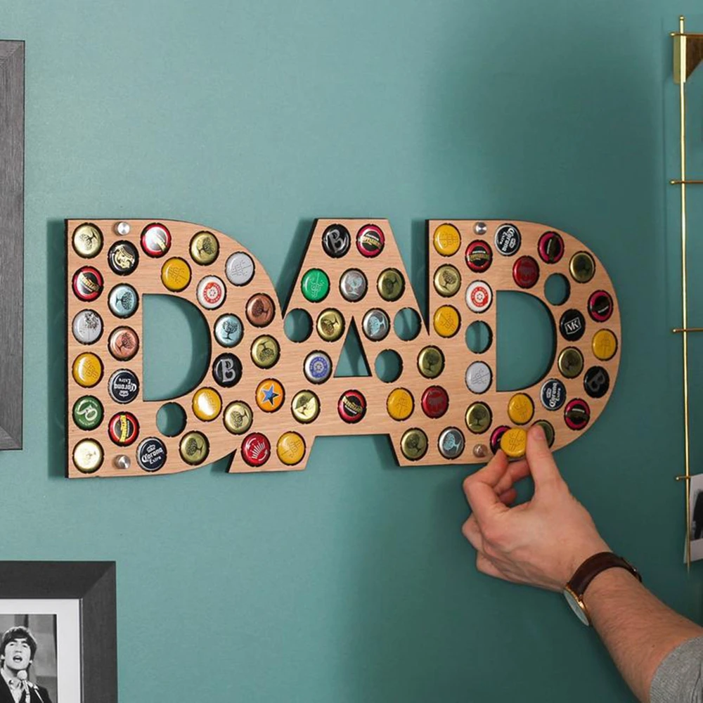 

Wood Beer Bottle Cap Collecting Bracket Plate Beer Bottle Cap Collecting Rack Unique Wall Art Decoration Home Decor