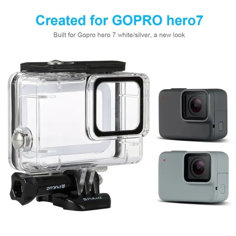 45 м подводный водонепроницаемый чехол для GoPro Hero 6 5 7 черный Дайвинг Защитный