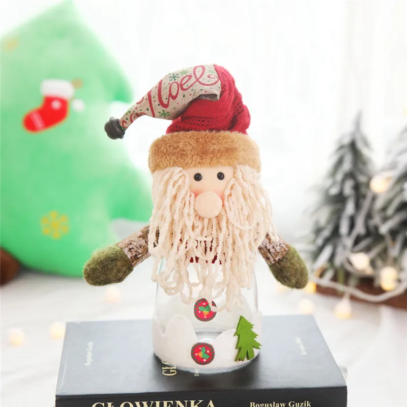 Новая детская Рождественская ваза для конфет бутылка хранения мешок Санта