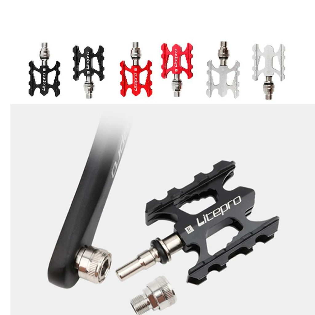 

9/16" Bike Pedals Aluminum Alloy Pedal Lightweight CNC Sealed Bearing Platform Pedals for Mountain Road Folding Bicycle Bike
