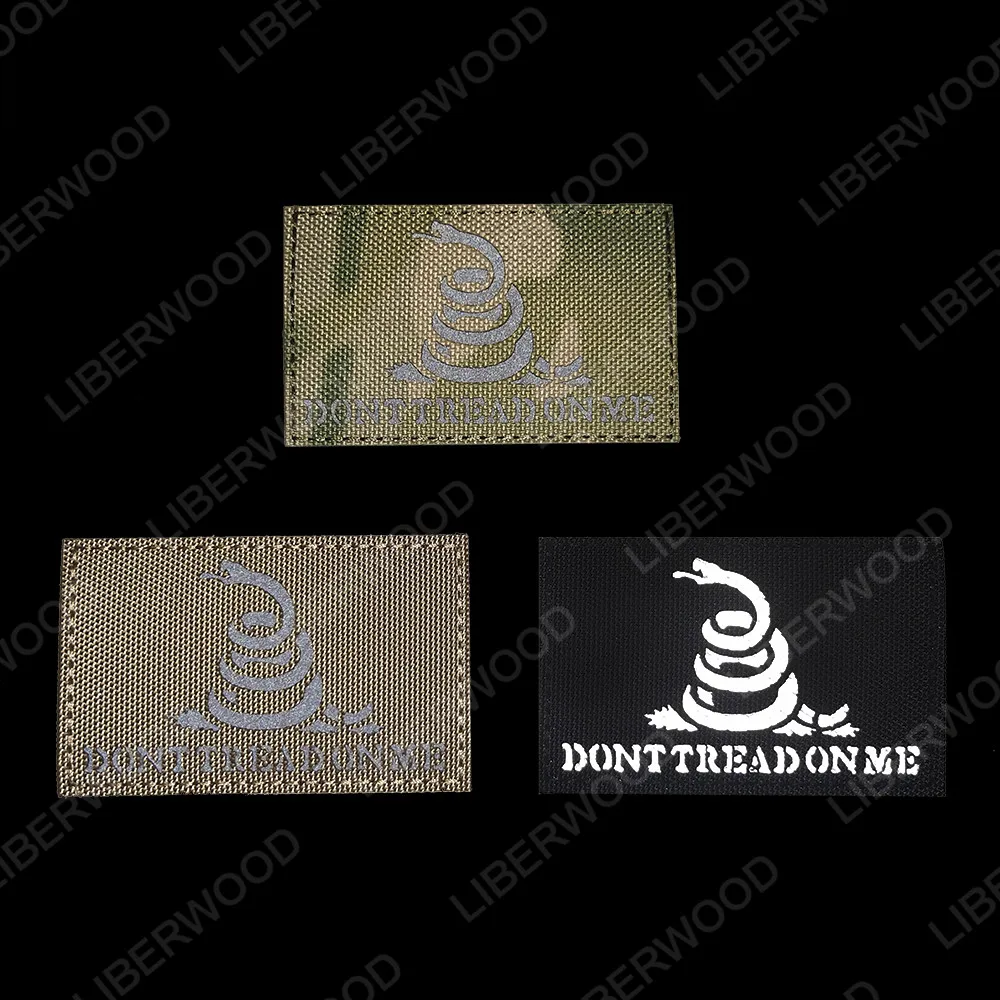 Нашивка с флагом гадсдена карикатура змея Не двигайтесь ко мне не делайте