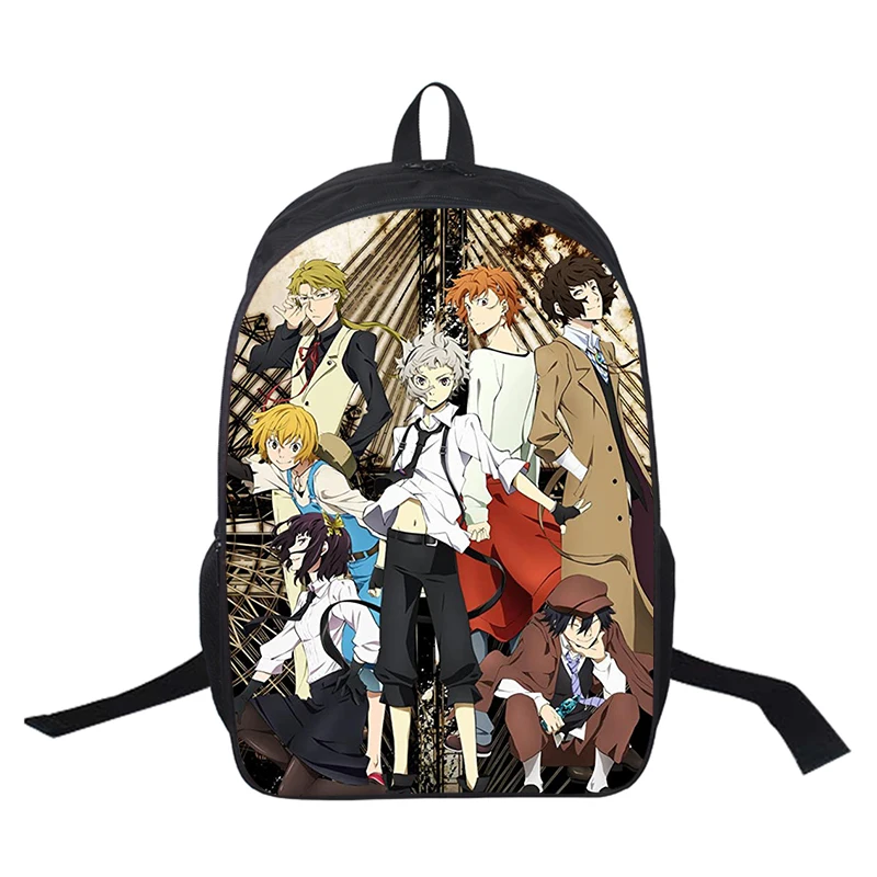 Рюкзак Sac A Dos Anime для мужчин школьные сумки собак Bungou девочек-подростков рюкзак