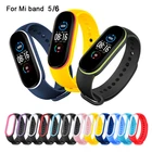 Силиконовый ремешок на запястье Mijobs Mi Band 6 для смарт-часов Xiaomi Mi Band 5, аксессуары для спортивного браслета Mi Band 5, многоцветный Браслет