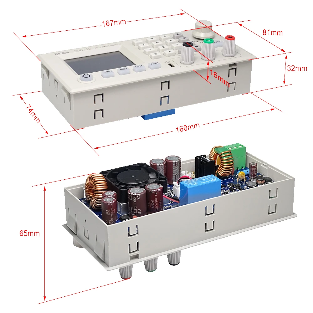 Понижающий модуль питания RD RD6012 RD6012W USB Wi Fi DC напряжение преобразователь