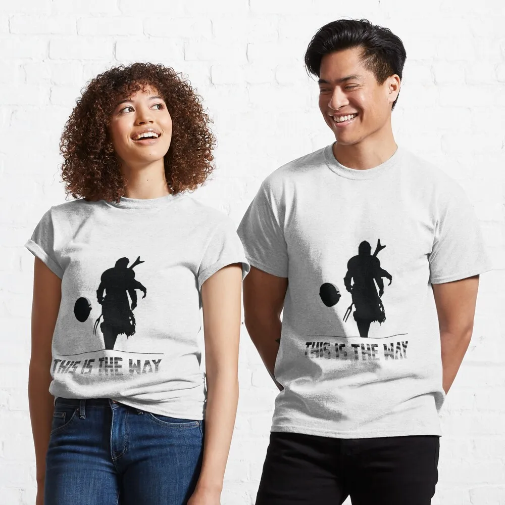 

Tops T Shirt Women Mando silhouette this is the way Classic T-Shirt