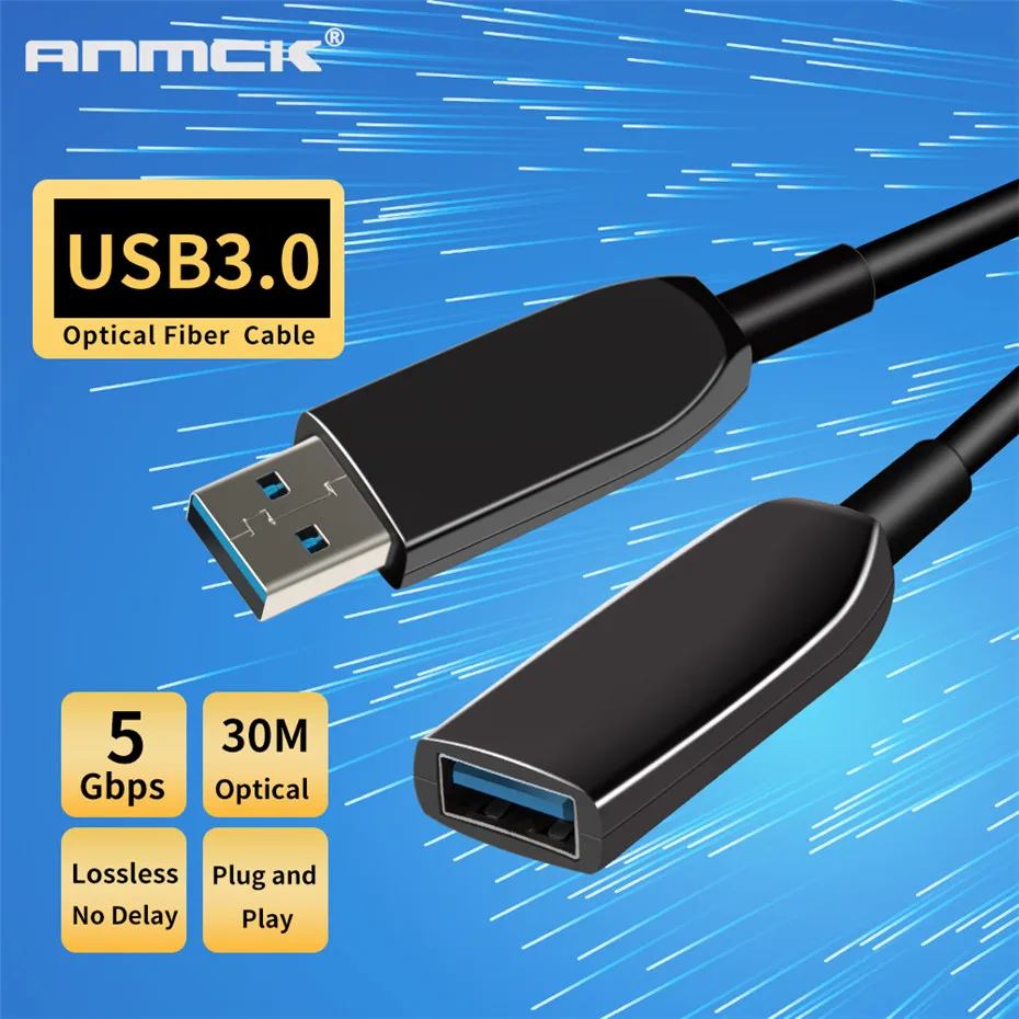 Anmck USB 3,0 кабель-удлинитель 5 м, 10 м, 15 м, 20 м, 30 м, 35 м кабель-удлинитель для ноутбука
